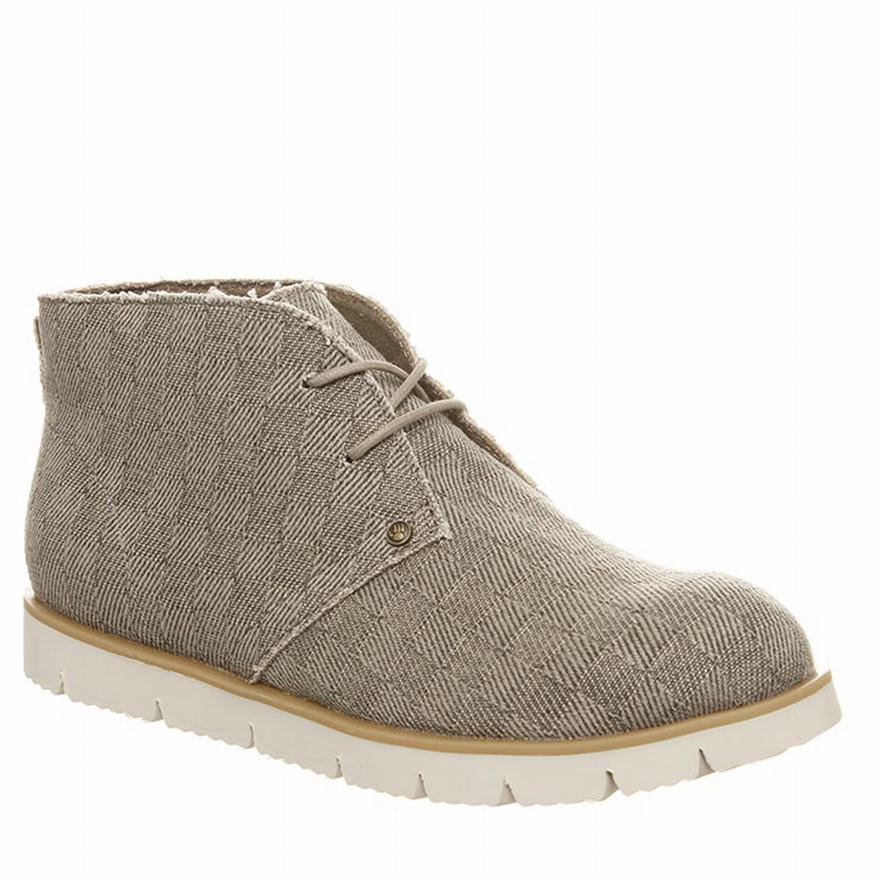 Bearpaw Cher Ankle Boots UK - Women's Boots Beige ||FUHQIG-471||